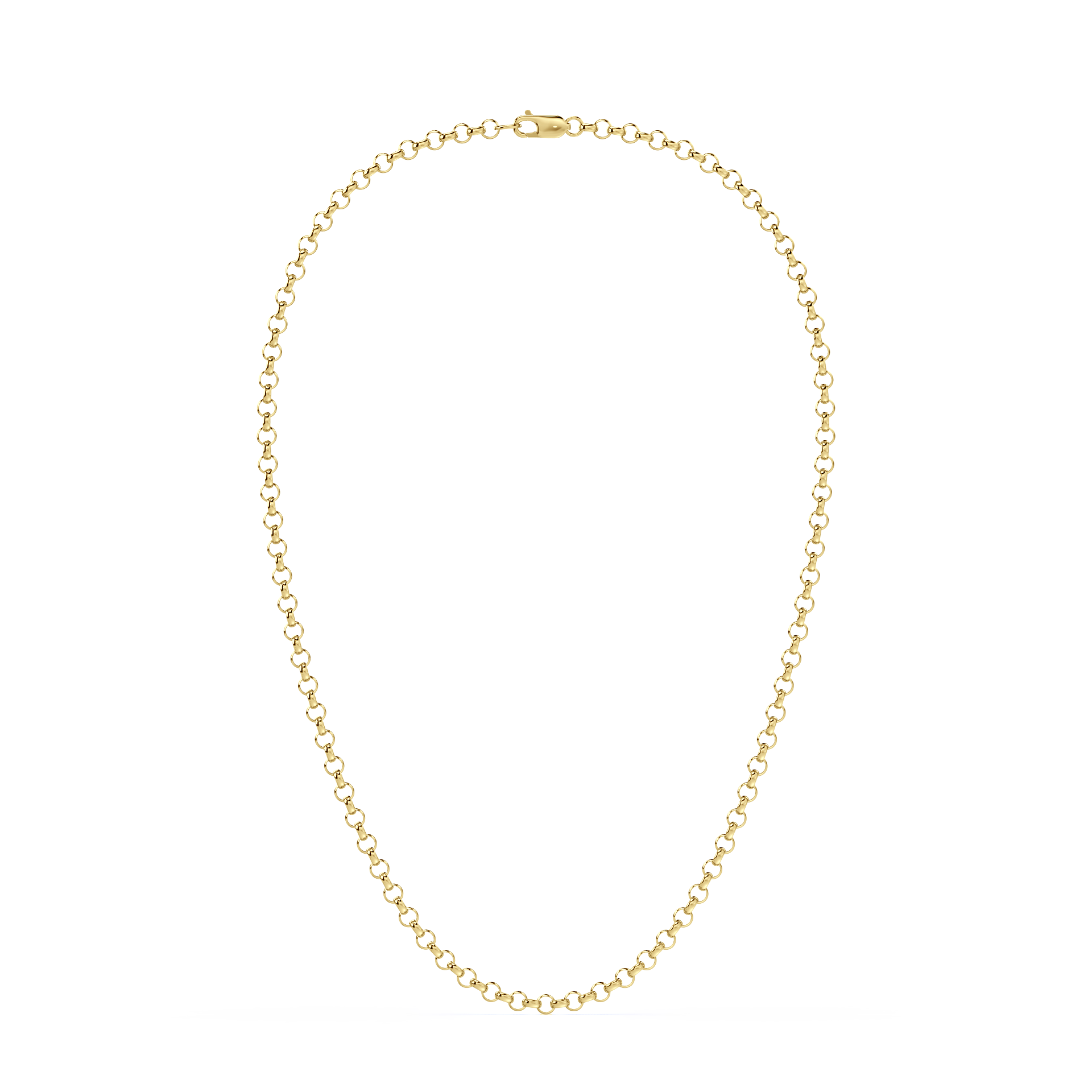 ROLO LINK CHAIN in 14k gold