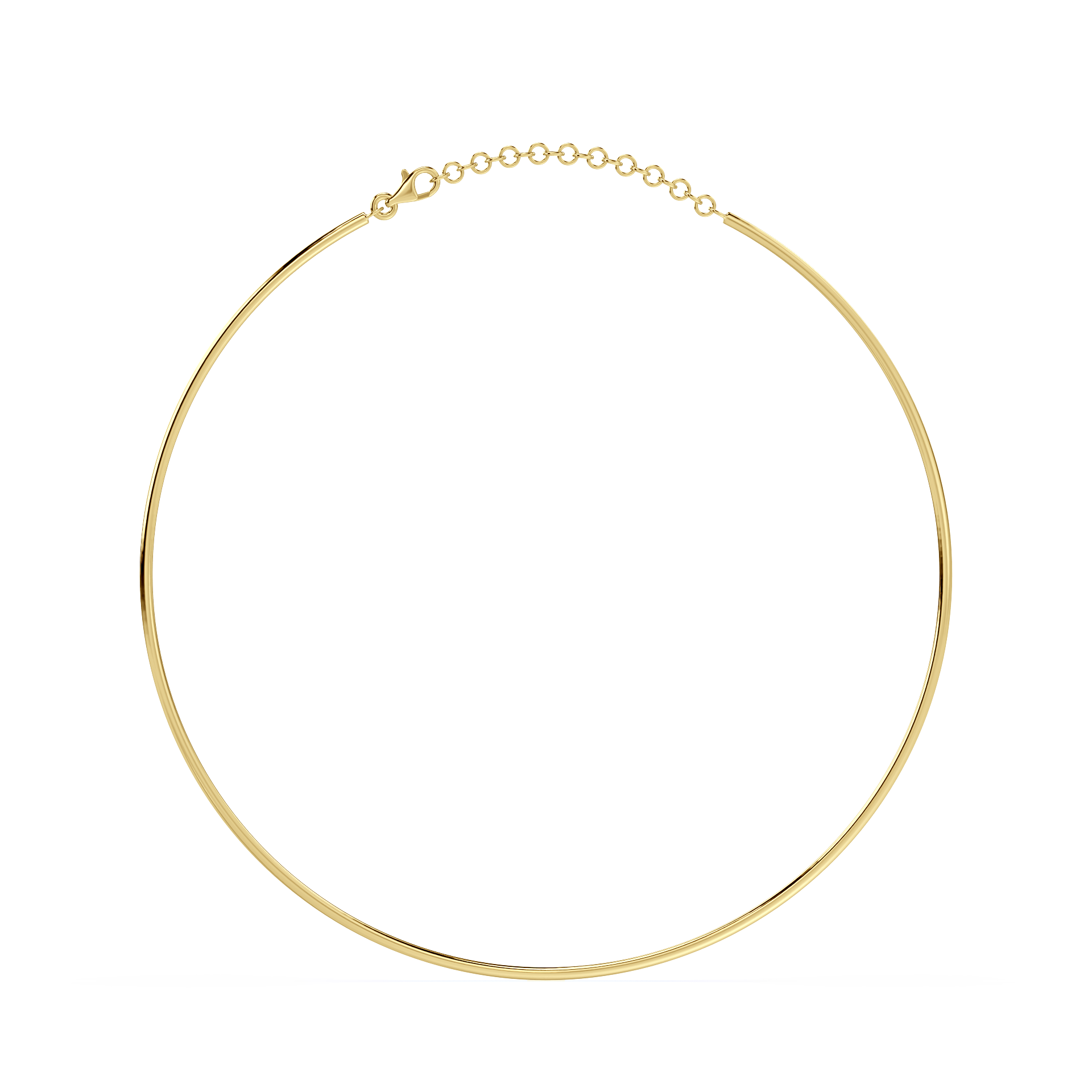 WIRE NECKLACE in 14k gold