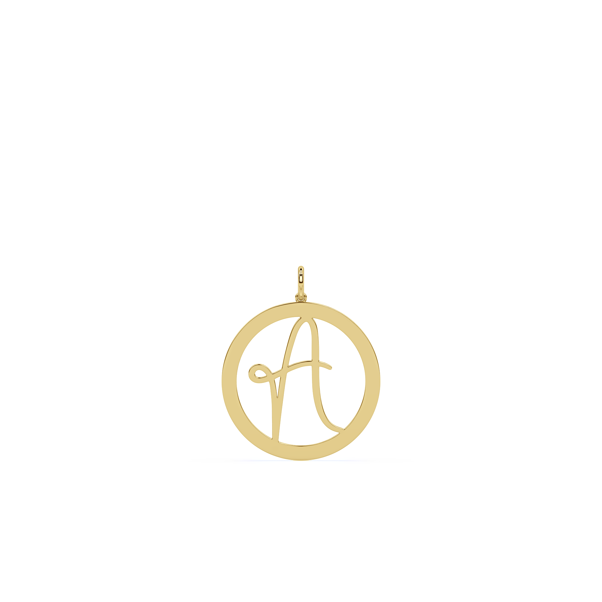 HANDWRITTEN SCRIPT COCCO CHARM in 14k gold
