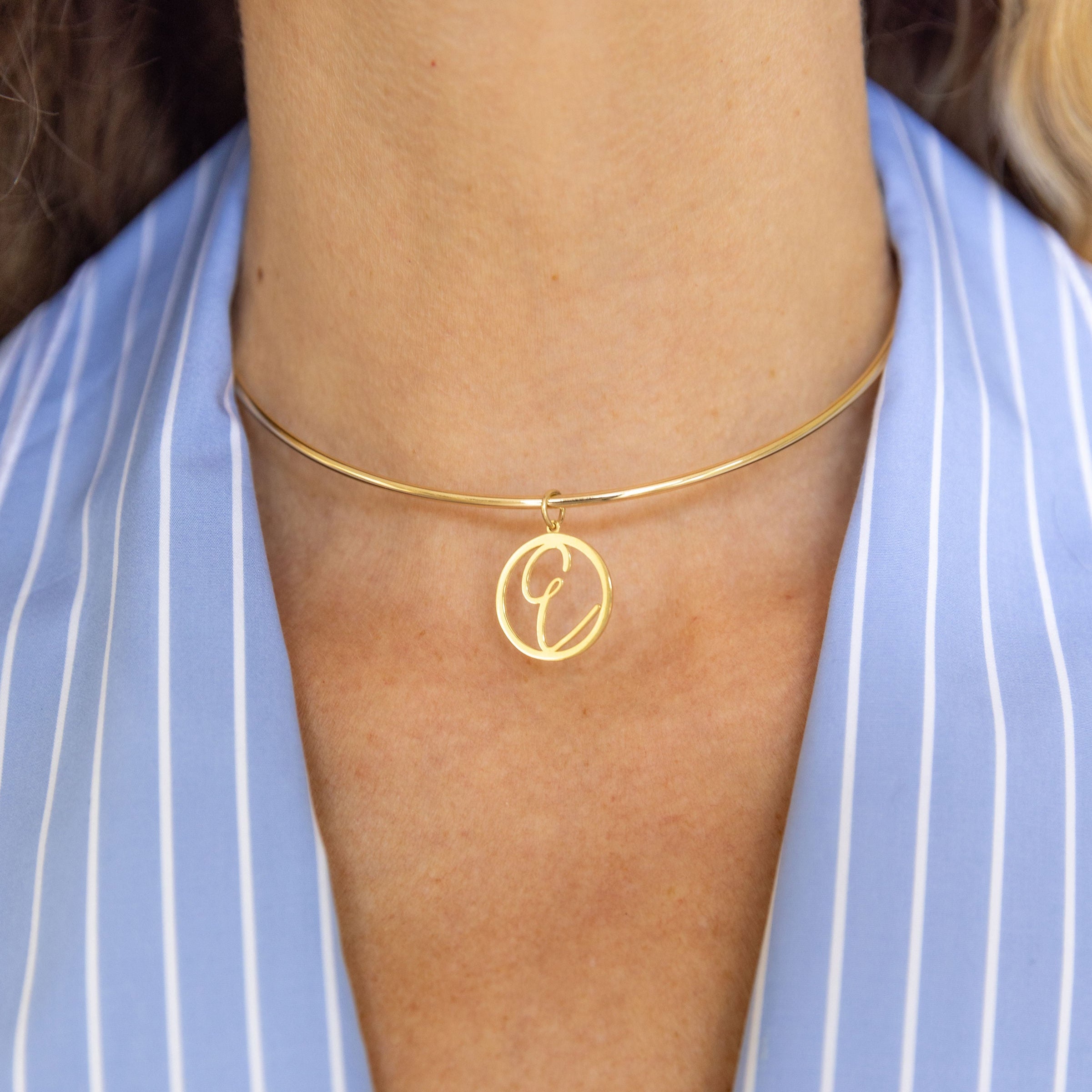 WIRE NECKLACE in 14k gold