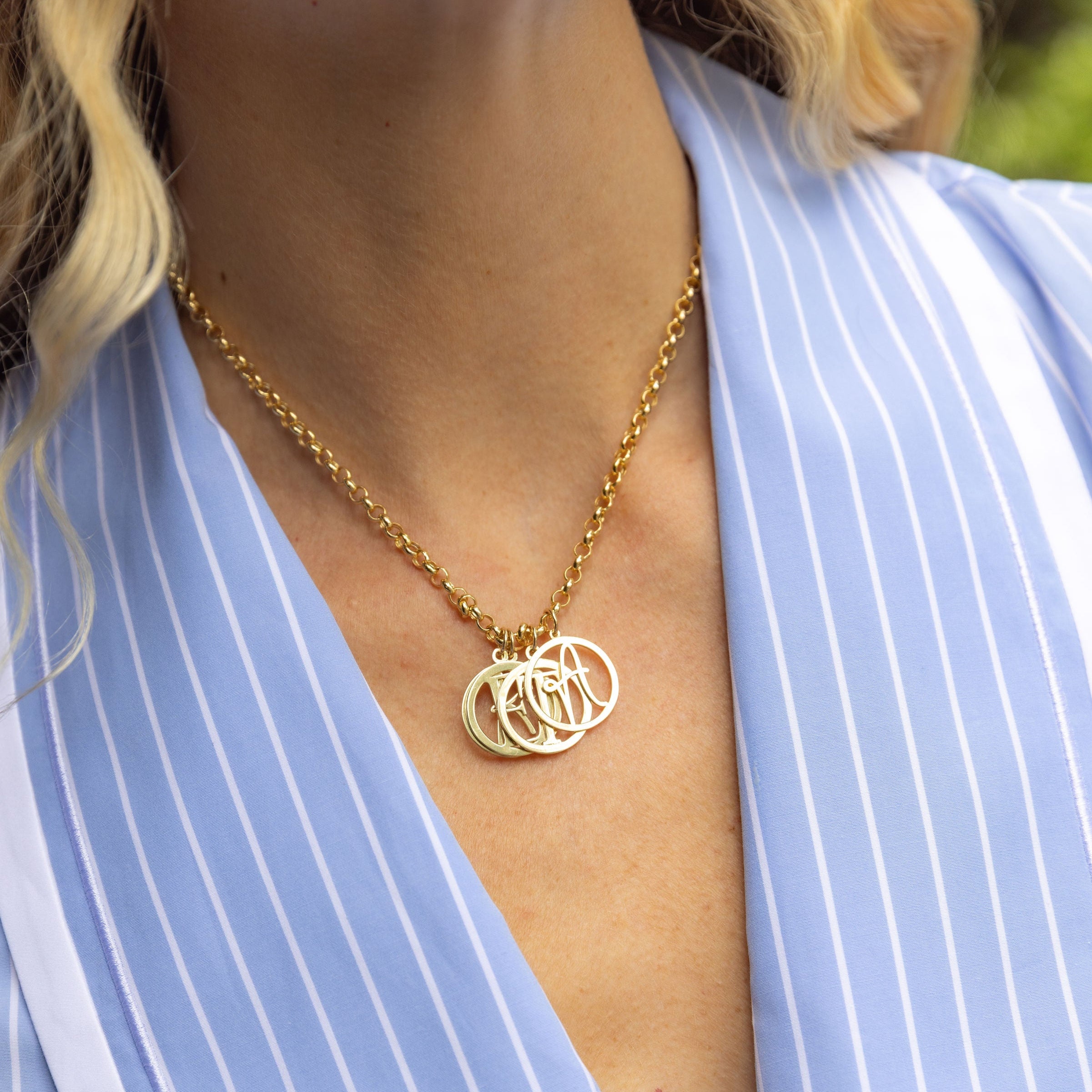ROLO LINK CHAIN in 14k gold