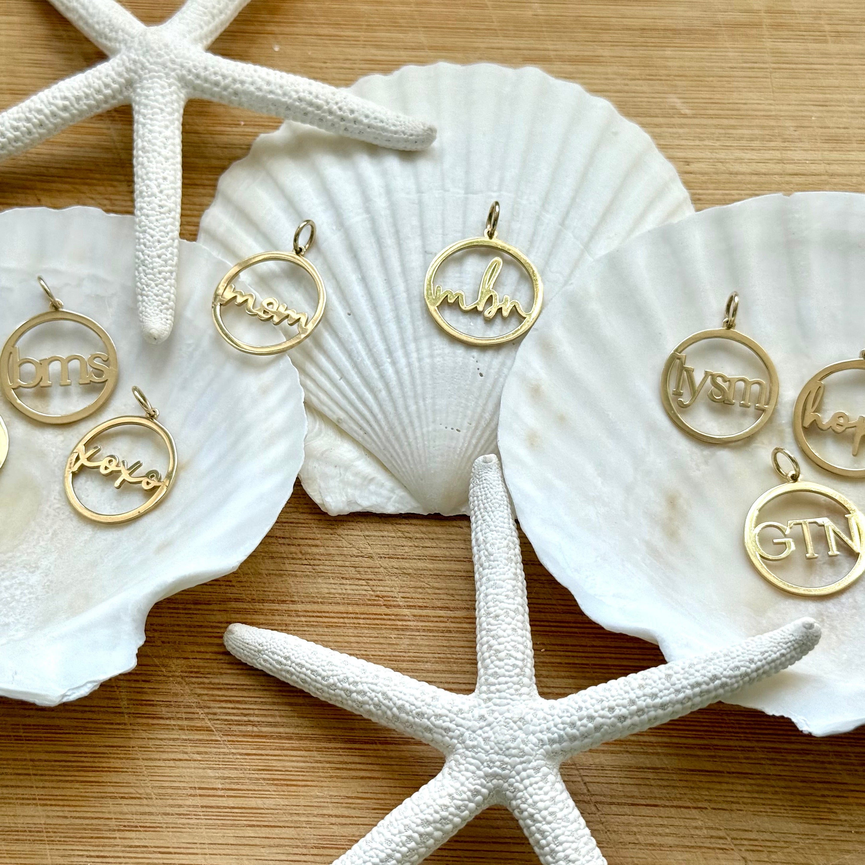 Custom 2, 3, or 4 letter charms